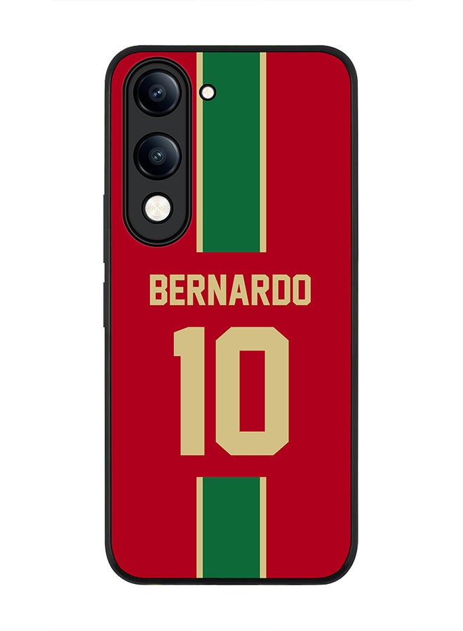 For vivo Y29s 5G / Y19s 5G Case,Slim fit Camera Protection, Shockproof Thin Phone cover  - Football - Portugal,  Bernardo